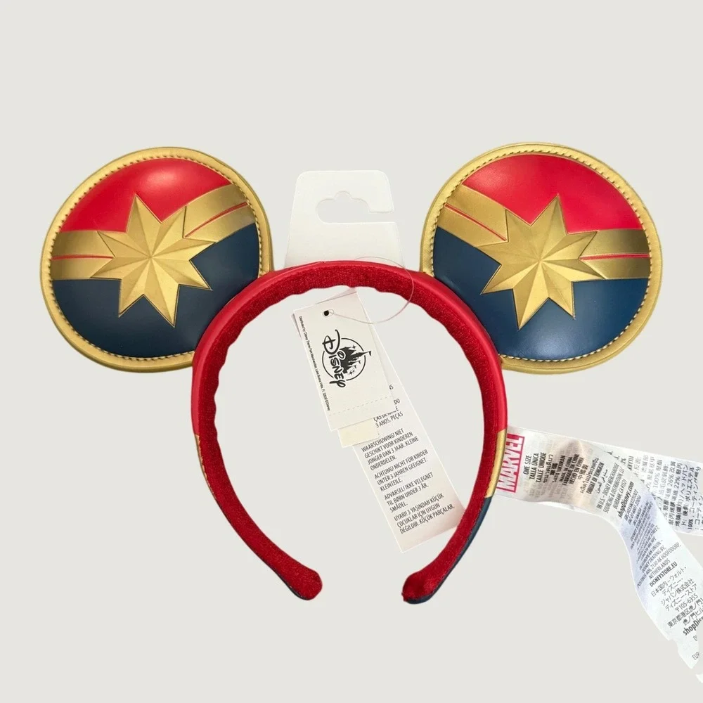 Disney Parks Marvel Captain Marvel Minnie Mouse Ear Higher Further Faster
